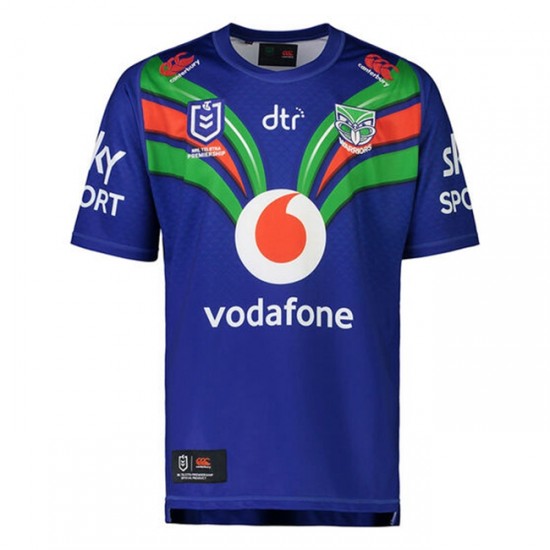 Camisola New Zealand Warriors Rugby Equipamento Primeiro 2021 Manga Curta